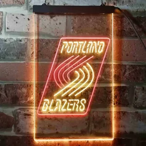 Portland Trail Blazers Logo Neon-Like LED Sign - Legacy Edition