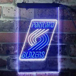 Portland Trail Blazers Logo Neon-Like LED Sign - Legacy Edition