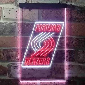 Portland Trail Blazers Logo Neon-Like LED Sign - Legacy Edition