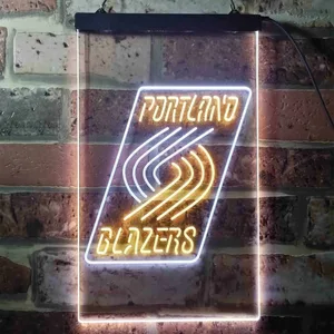 Portland Trail Blazers Logo Neon-Like LED Sign - Legacy Edition