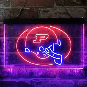 Purdue Boilermakers Helmet Neon-Like LED Sign