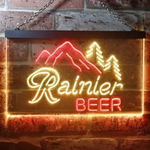 Rainier Beer Mountain Neon-Like LED Sign