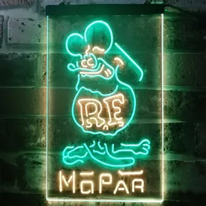 Rat Fink Neon-Like LED Sign