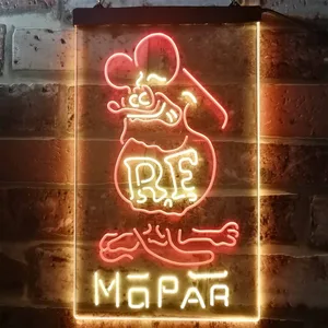 Rat Fink Neon-Like LED Sign