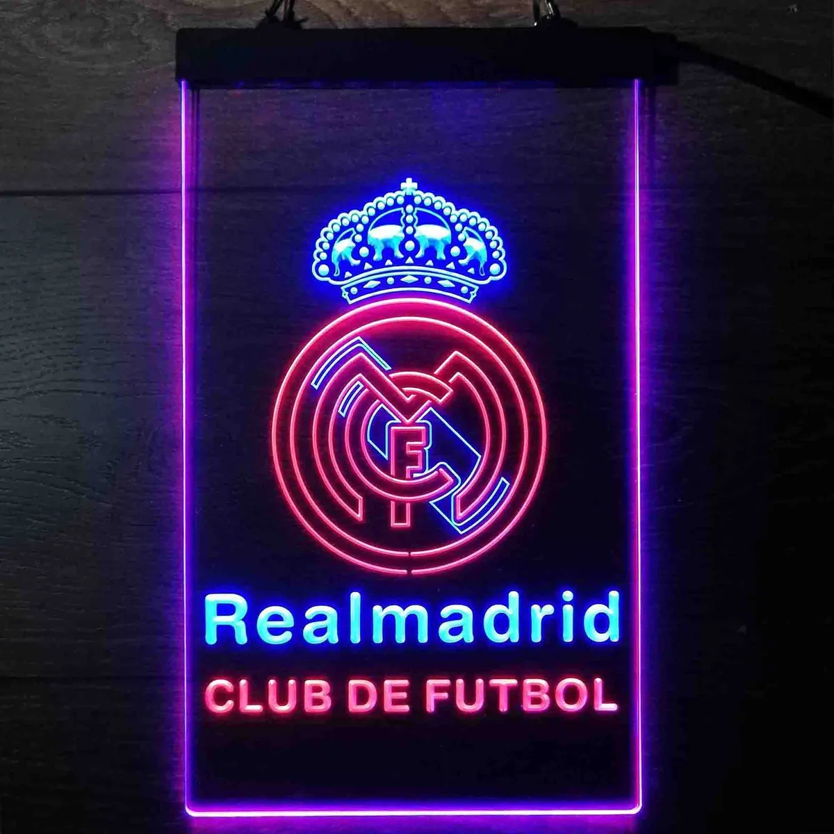 Real Madrid Club De Futbol Neon-Like LED Sign