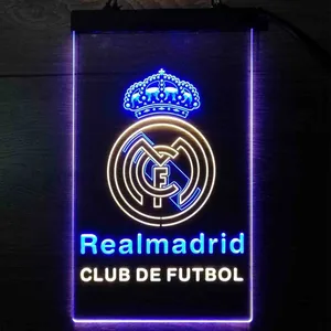 Real Madrid Club De Futbol Neon-Like LED Sign