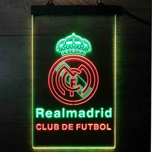 Real Madrid Club De Futbol Neon-Like LED Sign