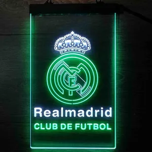 Real Madrid Club De Futbol Neon-Like LED Sign