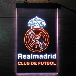 Real Madrid Club De Futbol Neon-Like LED Sign