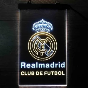 Real Madrid Club De Futbol Neon-Like LED Sign