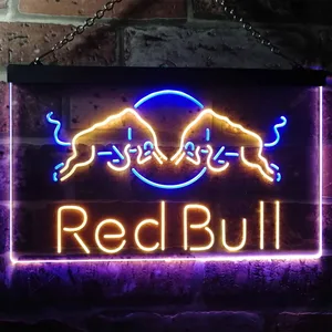 Red Bull Fighting Bulls Neon-Like LED Sign