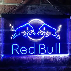 Red Bull Fighting Bulls Neon-Like LED Sign