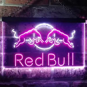 Red Bull Fighting Bulls Neon-Like LED Sign