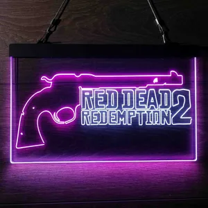 Red Dead Redemption 2 Neon-Like LED Sign
