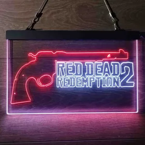 Red Dead Redemption 2 Neon-Like LED Sign