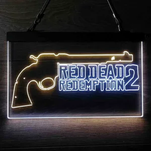 Red Dead Redemption 2 Neon-Like LED Sign