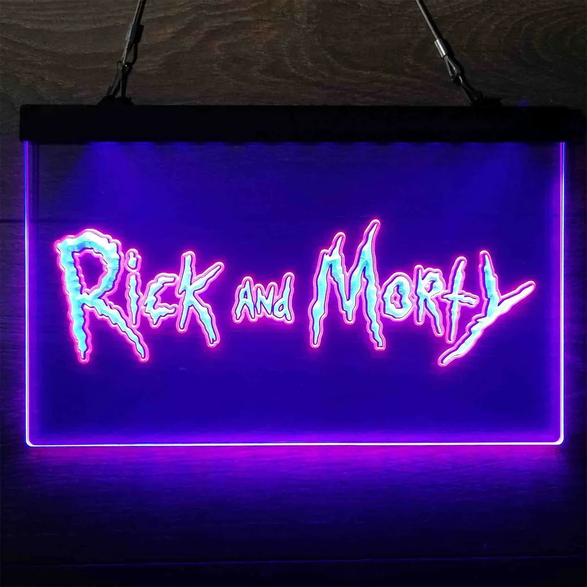 Rick and Morty Neon-Like LED Sign