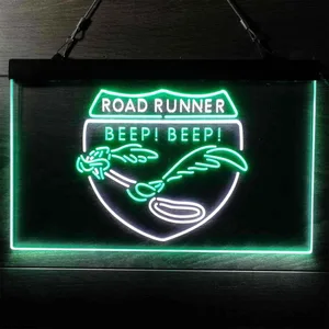 Road Runner Beep Beep Neon-Like LED Sign