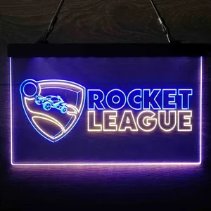 Rocket League Logo Neon-Like LED Sign