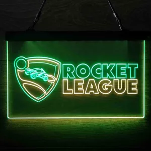 Rocket League Logo Neon-Like LED Sign