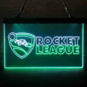 Rocket League Logo Neon-Like LED Sign
