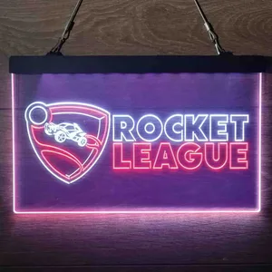 Rocket League Logo Neon-Like LED Sign