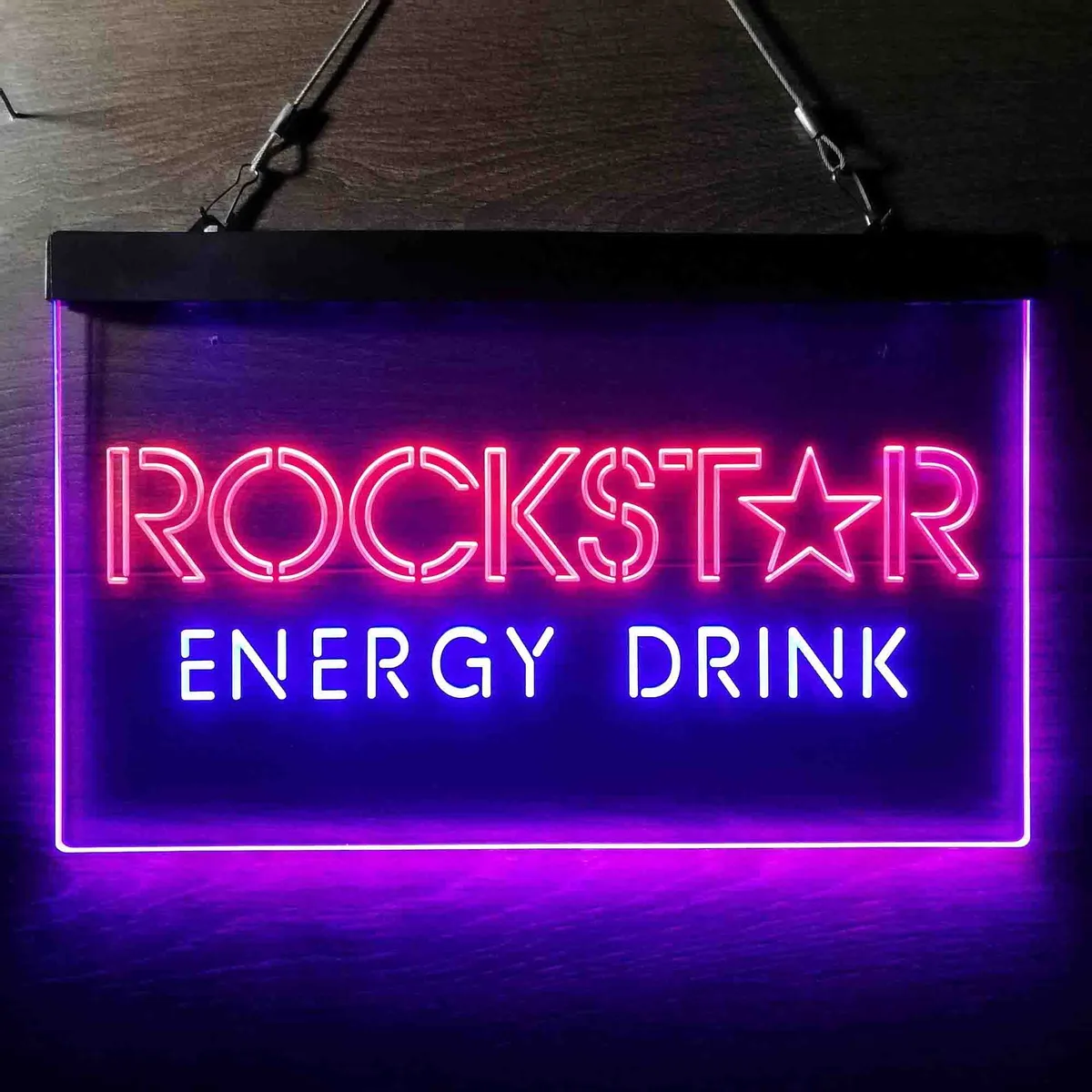 Rockstar Energy Drink Neon-Like LED Sign
