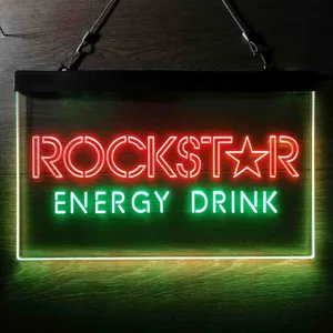 Rockstar Energy Drink Neon-Like LED Sign