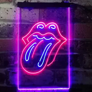 Rolling Stones Logo 2 Neon-Like LED Sign