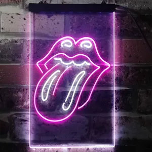 Rolling Stones Logo 2 Neon-Like LED Sign