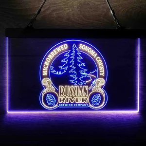 Russian River Brewing Company Sonoma County Neon-Like LED Sign