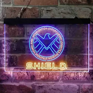 S.H.I.E.L.D. Logo Neon-Like LED Sign
