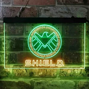 S.H.I.E.L.D. Logo Neon-Like LED Sign