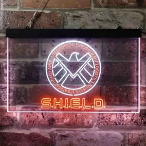 S.H.I.E.L.D. Logo Neon-Like LED Sign