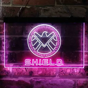 S.H.I.E.L.D. Logo Neon-Like LED Sign