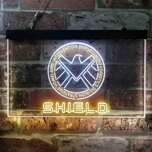 S.H.I.E.L.D. Logo Neon-Like LED Sign