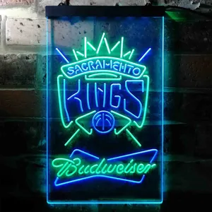 Sacramento Kings Budweiser Neon-Like LED Sign
