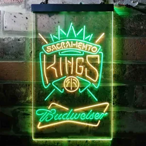 Sacramento Kings Budweiser Neon-Like LED Sign