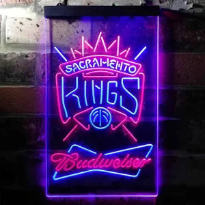 Sacramento Kings Budweiser Neon-Like LED Sign
