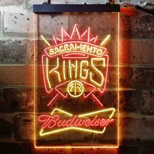 Sacramento Kings Budweiser Neon-Like LED Sign