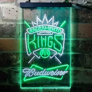 Sacramento Kings Budweiser Neon-Like LED Sign