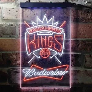 Sacramento Kings Budweiser Neon-Like LED Sign