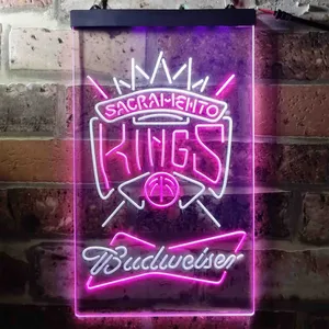 Sacramento Kings Budweiser Neon-Like LED Sign
