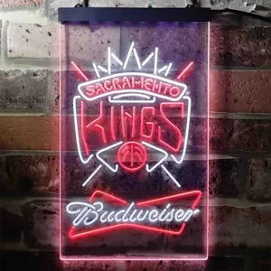 Sacramento Kings Budweiser Neon-Like LED Sign