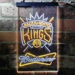 Sacramento Kings Budweiser Neon-Like LED Sign