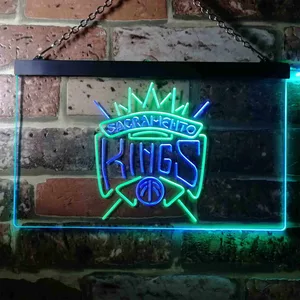 Sacramento Kings Logo Neon-Like LED Sign - Legacy Edition
