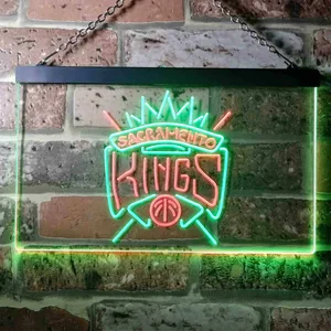 Sacramento Kings Logo Neon-Like LED Sign - Legacy Edition