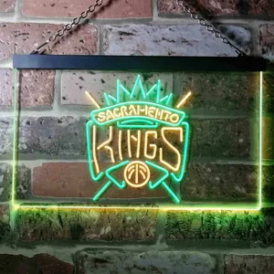 Sacramento Kings Logo Neon-Like LED Sign - Legacy Edition