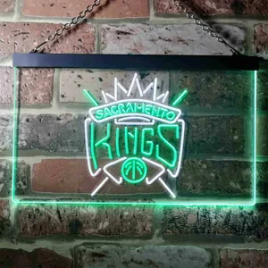 Sacramento Kings Logo Neon-Like LED Sign - Legacy Edition