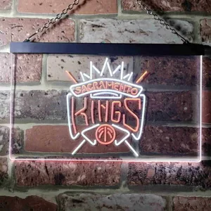Sacramento Kings Logo Neon-Like LED Sign - Legacy Edition